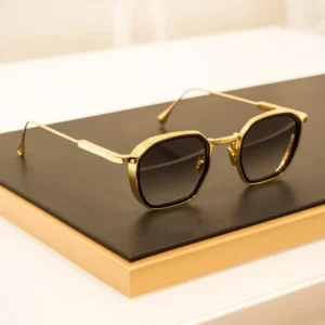 Vintage Classic Brand Design High Quality Shades Man and Women Metal Square Frame Sunglasses Custom Logo