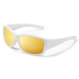 Vintage Custom Fashion Sport Sunglasses Polarized UV Protection Cycling Glasses Unisex TR90 White Frame