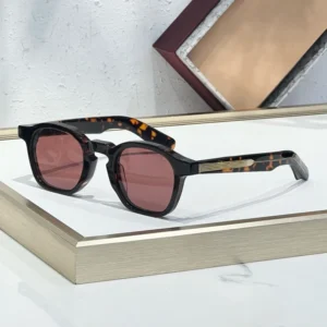 Vintage Glasses Custom Logo Sunglasses Women Fashion Sunglasses Acetate Glasses Designer Unisex Sunglasses