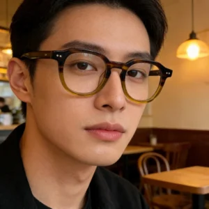 Vintage Personalized Thick Transparent Acetate Frame Unisex Fashion Eyewear Frames
