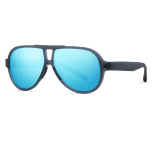 Vintage Pilot Polarized Sunglasses Women Men Fashion Large 70s Glasses Custom logo TR90 Frame Protection Sun Glasses