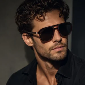 Vintage Pilot Sunglasses for Men Women Outdoor Driving Travel Acetate Sunglasses OEM Custm Logo Manufacturer