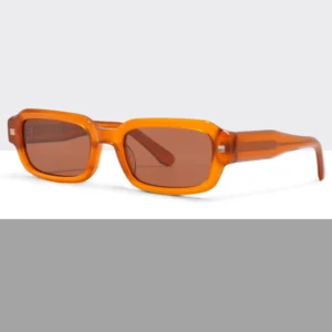 Vintage Polarized Small Frame Sunglasses Acetate Custom Logo UV400 Acetate Sunglasses Men Women