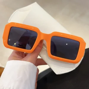 Vintage Rectangle Sunglasses Fashion Square Candy Color Shades Eyewear Retro Women UV400