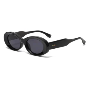 Vintage Retro Oval Sunglasses for Women and Men Durable UV400 Protection Full Rim Trendy Eyewear