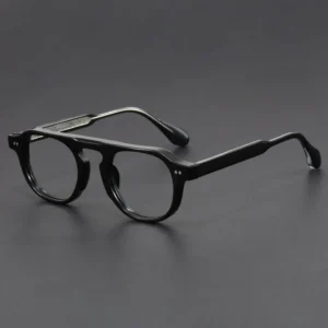 Vintage Round Eyeglasses Men Anti Blue Light Glasses for Women Tr90 Eyeglass Frames
