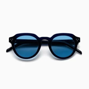 Vintage Round Italian TAC Polarized Sunglasses High Quality UV400 Acetate Lenses