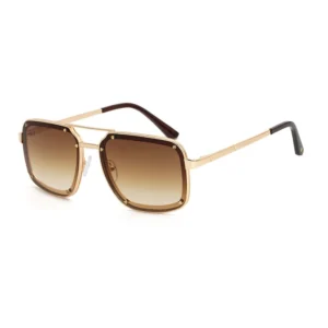 Vintage Square Frame Men’s Sunglasses Classic Outdoor Driving UV Protection Black Sunglasses