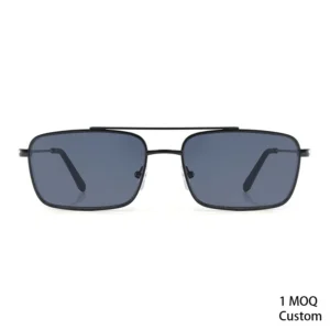Vintage Square Polarized Sunglasses Metal Frame UV400 Protection Driving Women’s Sunglasses Custom Logo 1pc Min
