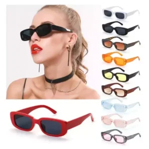 Vintage Square Sunglasses Newest Retro Sunglasses Women Anti Blue UV400 Sun Glasses Rectangle Sunglasses Plastic Hinge