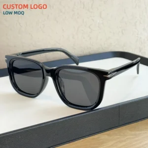 Vintage Square Sunglasses TR90 Frame UV400 Polarized Lens Sunglasses for Men Women