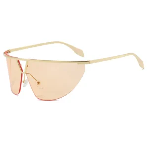 Vintage Stylish Sunglasses New Design Fashion Shades Celebrity Style Women’s UV Protection Trendy Metal Glasses
