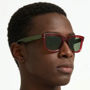 Vintage Thick Frame Acetate Wayf Sunglasses Retro Classic Style with UV400 Protection Custom Color Options