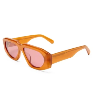 Vintage Thick Rectangle Frames CR39 Lens Shades UV400 Custom Logo Acetate Sunglasses For Women Men