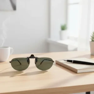 Vintage Unisex Polarized Sunglasses TAC Lens UV400 Metal Frame Durable Lightweight Comfortable Flip-ups Fishing Daily