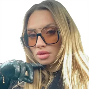 Vintage Women’s Sunglasses Men Classic Double Bridges Pilot Gradient Sun Glasses