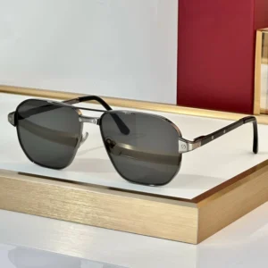 Vintage pilot Sunglasses Men’s Oversized Metal Frame Glasses Outdoor Sunglasses Minimalist Women’s Pop UV400 Sunglasses