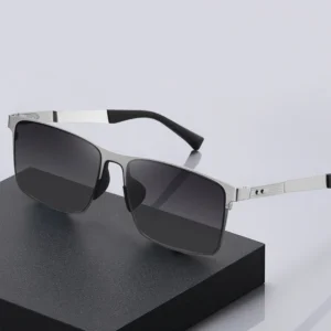 VisualMate Trending Metal Glasses Square Shape UV Sunglasses
