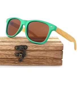 Vogue Originality Unisex Sunglasses Free Christmas PC Bamboo Frame TAC Polarized CE/UV400/ Certified Vintage Fashion