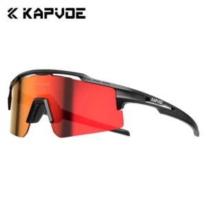 Warrior Cycling Sports Sunglasses Men Women Outdoor Polarized UV Protection Mirror Lenses Half Frame Interchangeable
