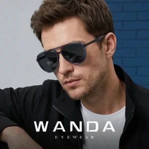 Wayfarer Metal Sunglasses for Men Polarized Classic Retro Fashion High Quality UV Protection S15218