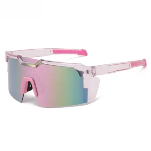 Windproof Colorful One-piece Outdoor Cycling Glasses Sports Sunglasses for Unisex