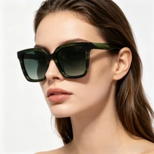 Women Designer Sunglasses Custom Luxury Sunglasses Manufacturer Large Frame Acetate Sunglasses