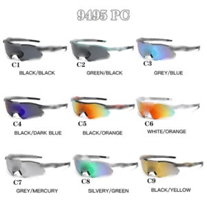 Women Luxury Brand Unique Sport Cycling Sunglasses Unisex UV400 Trendy Men’s Eyewear Sunglasses