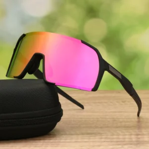 Women Men One Piece Lens Mountaineering Sport Sunglasses OEM Windproof Road Cycling Riding Sun Glasses