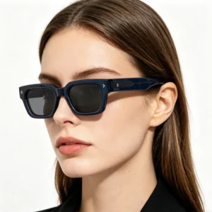 Women Sun Glasses Designer Custom Sunglasses Unisex Square Polarized Acetate Sunglasses