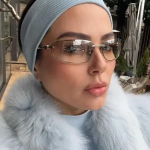 Women’s Full UV400 Sunglasses Retro Style Oval Shape Pink Gray Lenses Comfortable Fit Custom Option for Travel Fashion