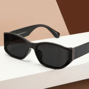 Women’s High Quality Anti UV Cat Eye Sunglasses New Curved Mirror Easy Match Cross Border UV400 Lenses PC Frame