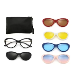Women’s & Men’s Luxury High Quality Designer Sunglasses Trendy Retro UV400 Protection Four Seasons 100% Polyester