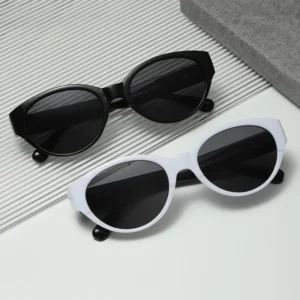 Women’s Men’s Vintage Round Full Rim Sunglasses UV400 PC Frame Multicolor Lenses Driving Outdoor Travel Fashion