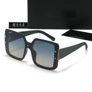 Women’s Oval Frame Polarized UV400 Sunglasses for Driving Travel Vacation Casual Fashion TAC Lenses 6111