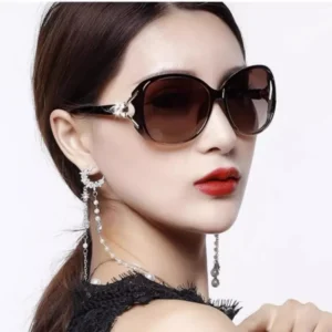 Women’s Round Full Frame UV400 Polarized Sunglasses Slimming Big Face Multi Use Outdoor Activities