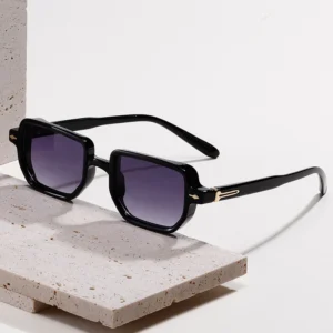 Women’s Square PC Glasses Fashion Olive Green Small Frame UV400 Sunglasses