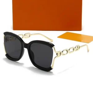 Women’s Sunglasses Large PC Frame Rectangle Casual Sunglasses for Driving Travel