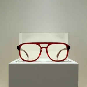 Women’s UV400 Round Sunglasses Clear Acetate Frame Vintage Luxury Style