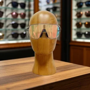 Wooden Male Mannequin Head with Standing Pose for Hat Sunglasses Display Adult Use
