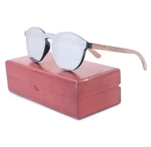 Wooden Sunglasses Custom Polarized Mirror for Unisex