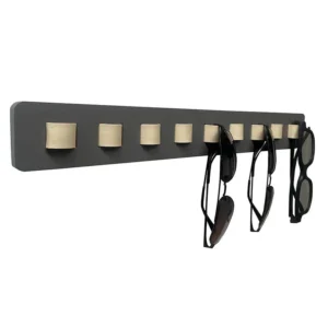 Wooden Wall Display Glasses Rack Home Sunglasses Bamboo Storage Holder
