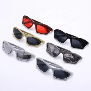 Wrap Around Fashion Sunglasses Vintage Y2K Sun Glasses for Men Women Outdoor Sport Shades Cycling