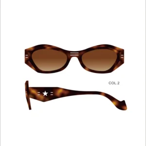 Y1010 2 High Grade Trendy Luxury Acetate Optical Eyewear Custom Eyeglasses Women’s Men’s Sunglasses with Polarized Lenses Glasses
