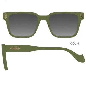 Y1021-4 Trendy Luxury Acetate Custom Sunglasses Women’s Men Eyeglasses Sunglasses with Polarized Lenses Design High-Grade