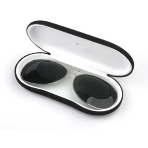 YT3111 Fashion Aviator or Flip up Clip on Sunglasses Metal Glasses Cases Spectacle Hard Custom Brand Sunglasses Case
