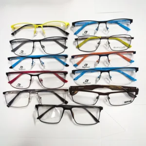 Youth Mixed Fashion Eyeglasses Full Rim Metal Optical Frame Unisex Random Assorted Spectacle