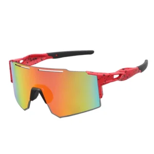 Youth Oversized Women’s Windproof Riding Running Bike Cycling Glasses Polarized Windproof Sport Sunglasses With UV Protection