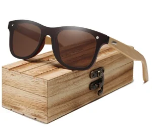 handmade wooden custom logo wood sunglasses