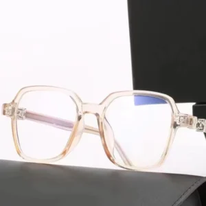 natural anti blue light flat glasses for both men and women classic and fashionable optical glasses
